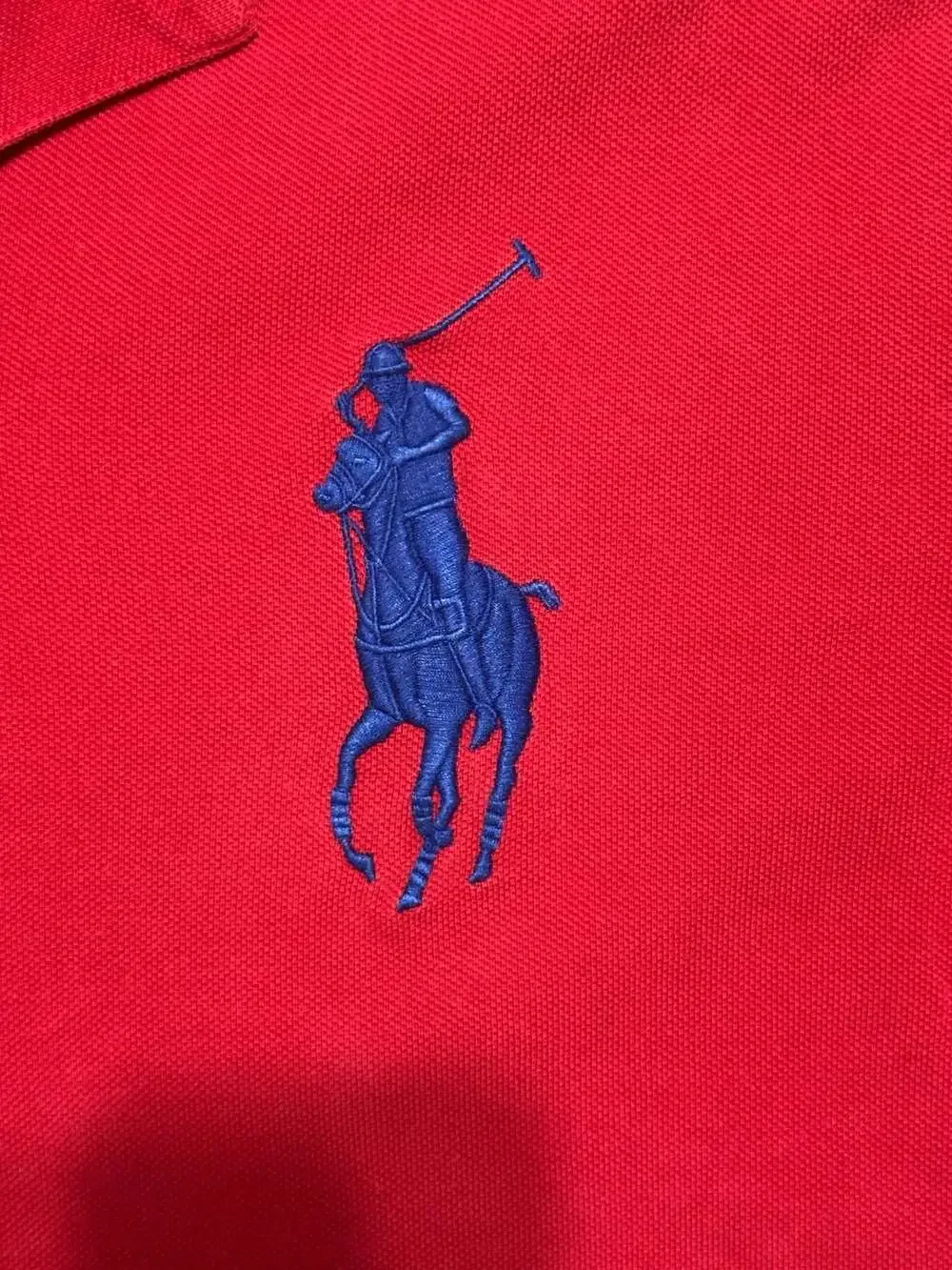 Polo Ralph Lauren Big Pony Custom Fit Polo Shirt with Number 3 Patch